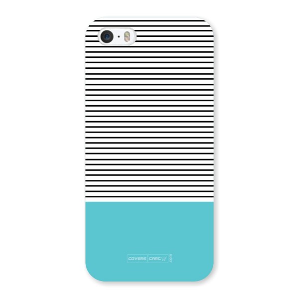 Deep Sky Blue Stripes Back Case for iPhone 5/5s