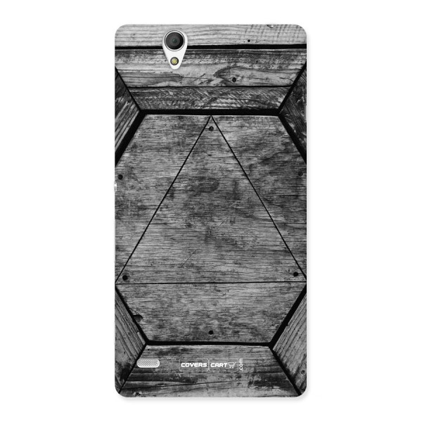 Wooden Hexagon Back Case for Xperia C4