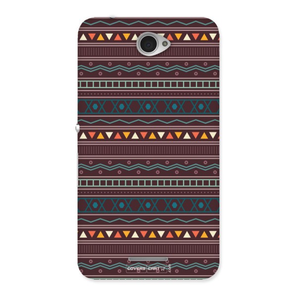 Classic Aztec Pattern Back Case for Xperia E4