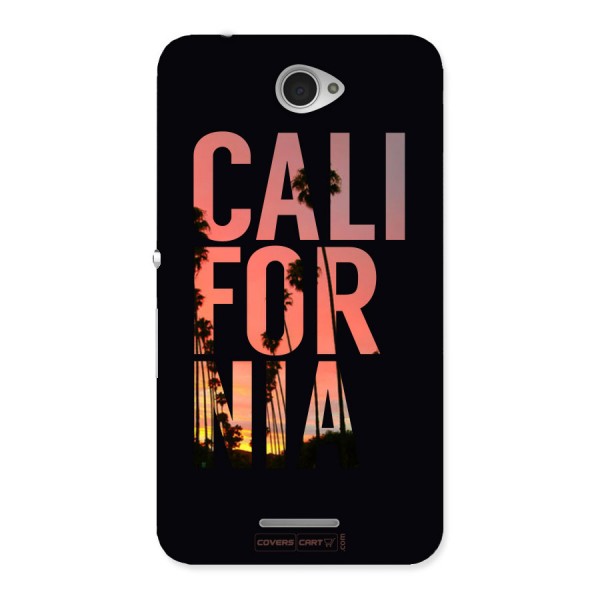 California Back Case for Xperia E4