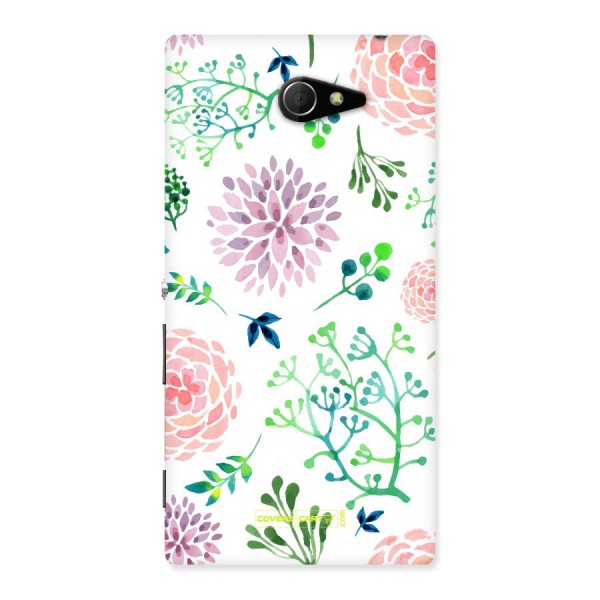 Fresh Floral Back Case for Xperia M2