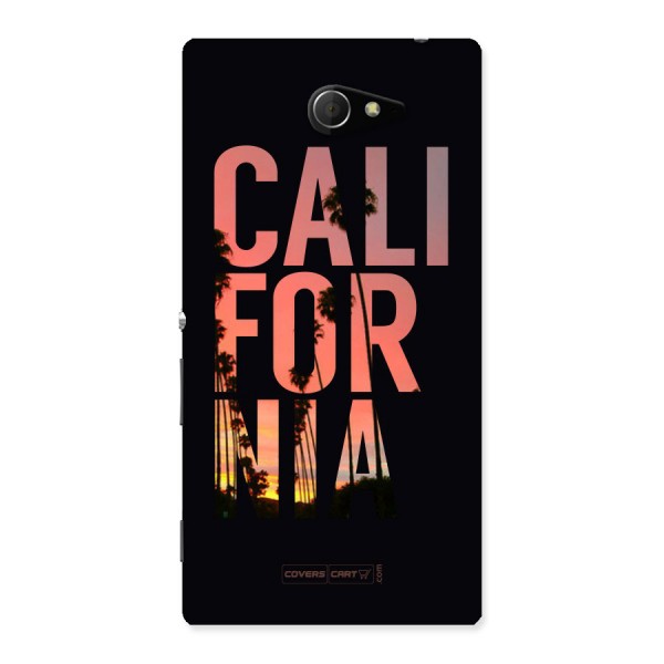 California Back Case for Xperia M2