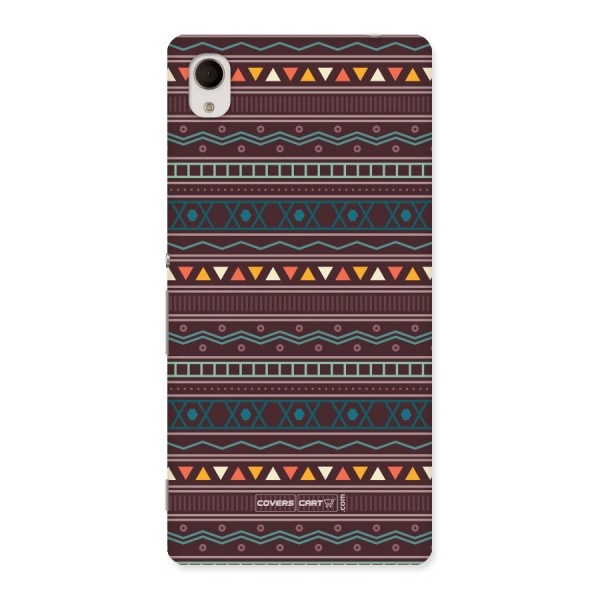 Classic Aztec Pattern Back Case for Xperia M4