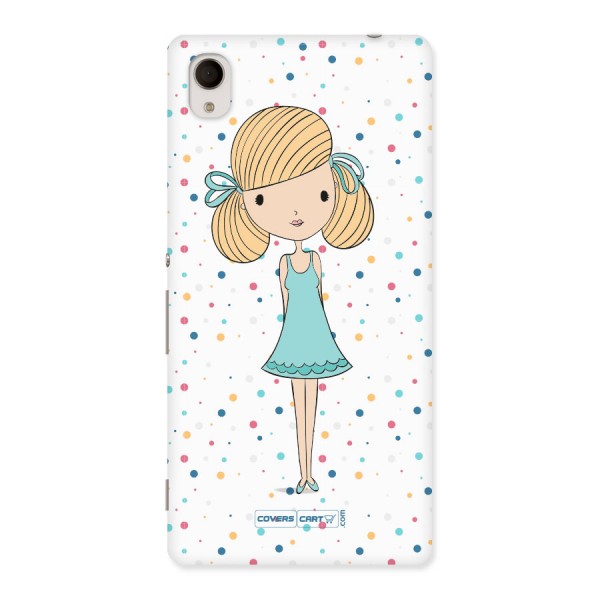 Cute Girl Back Case for Xperia M4