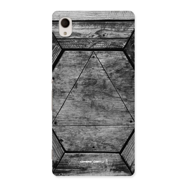Wooden Hexagon Back Case for Xperia M4