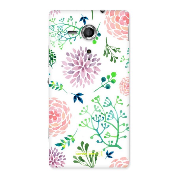 Fresh Floral Back Case for Xperia Sp