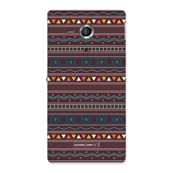 Classic Aztec Pattern Back Case for Xperia Sp