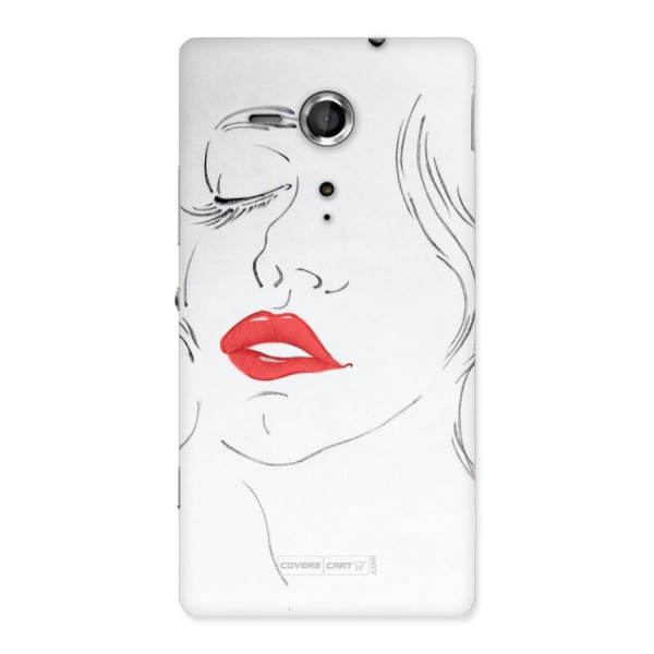 Classy Girl Back Case for Xperia Sp
