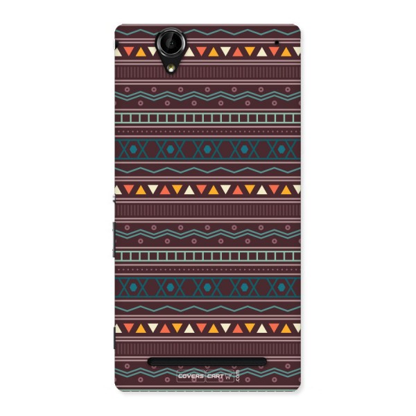 Classic Aztec Pattern Back Case for Xperia T2