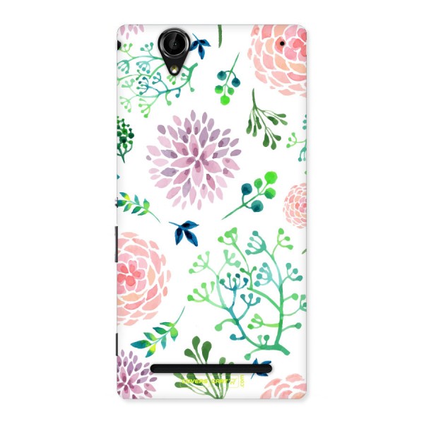 Fresh Floral Back Case for Xperia T2