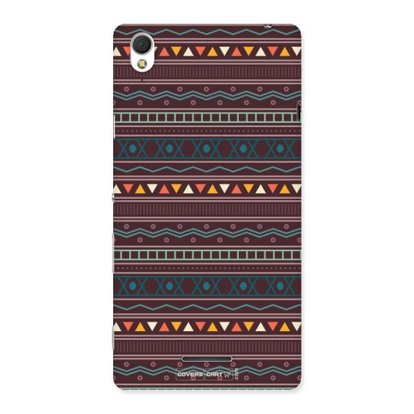 Classic Aztec Pattern Back Case for Xperia T3