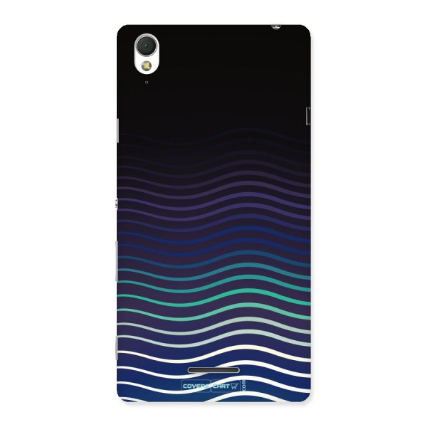 Wavy Stripes Back Case for Xperia T3