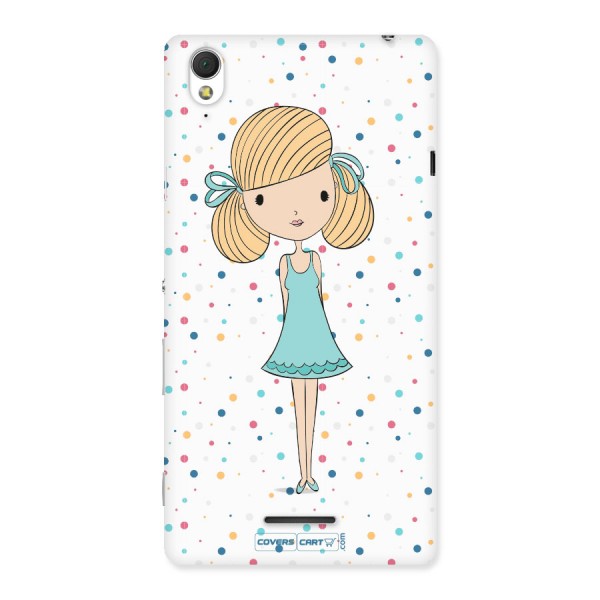 Cute Girl Back Case for Xperia T3