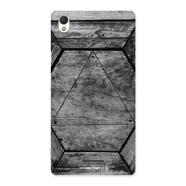 Wooden Hexagon Back Case for Xperia T3