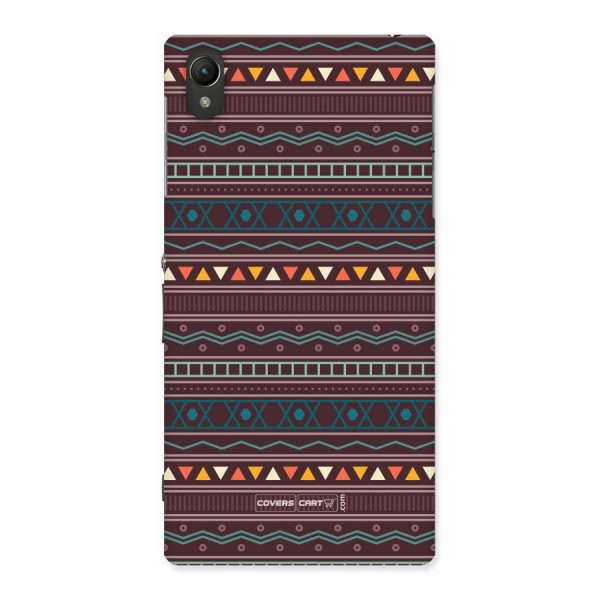 Classic Aztec Pattern Back Case for Xperia Z1