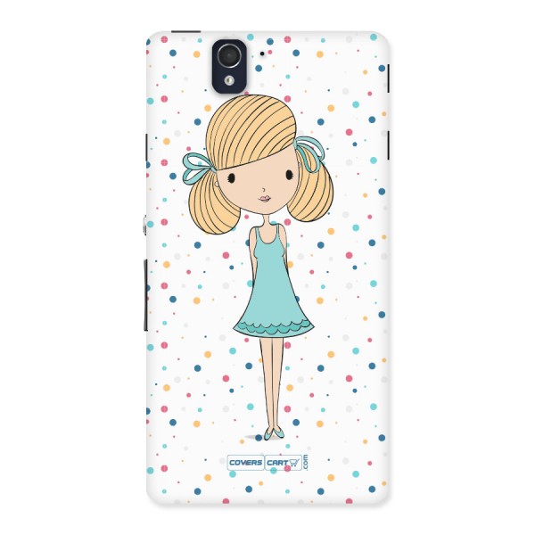 Cute Girl Back Case for Xperia Z