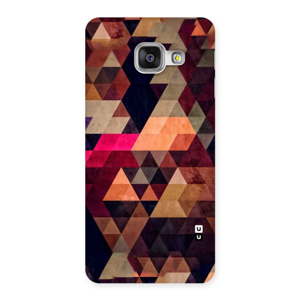 Abstract Beauty Triangles Back Case for Galaxy A3 2016