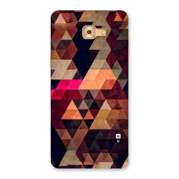 Abstract Beauty Triangles Back Case for Galaxy C9 Pro