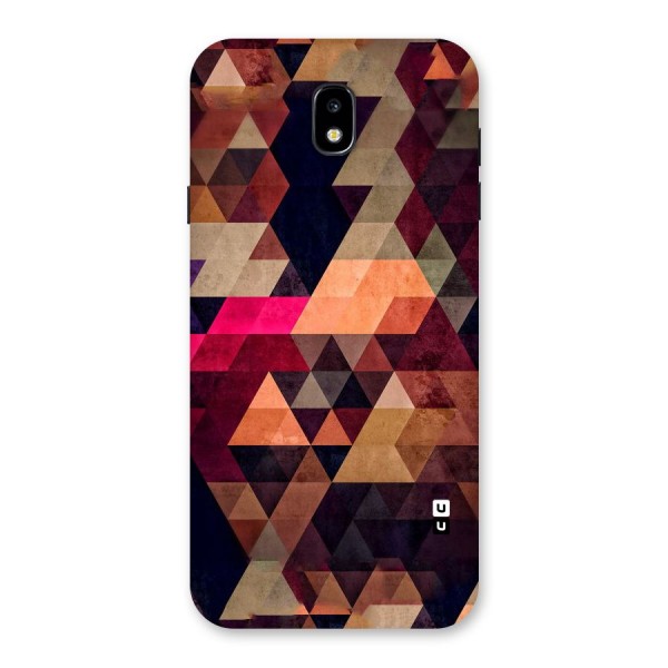 Abstract Beauty Triangles Back Case for Galaxy J7 Pro