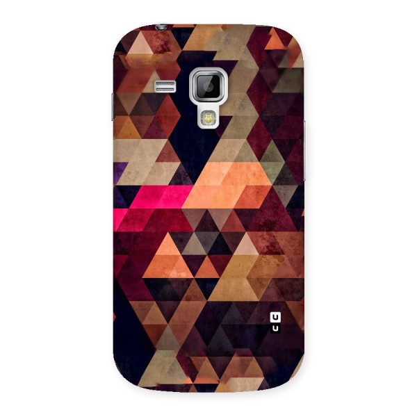 Abstract Beauty Triangles Back Case for Galaxy S Duos