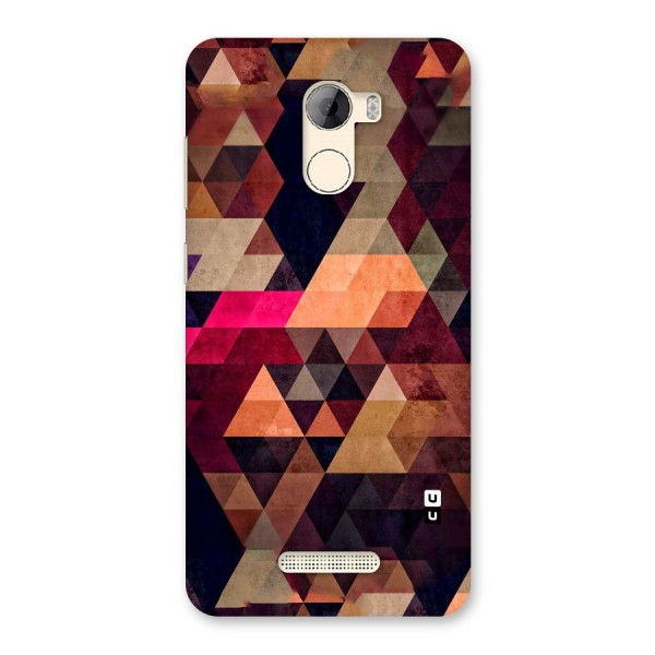 Abstract Beauty Triangles Back Case for Gionee A1 LIte