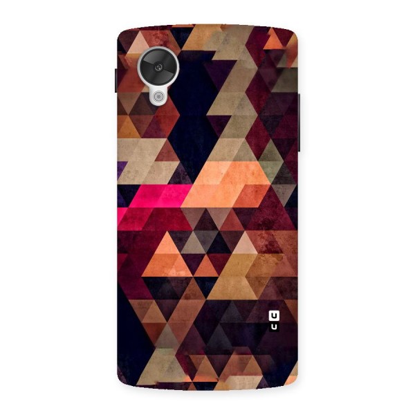 Abstract Beauty Triangles Back Case for Google Nexsus 5