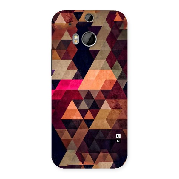 Abstract Beauty Triangles Back Case for HTC One M8