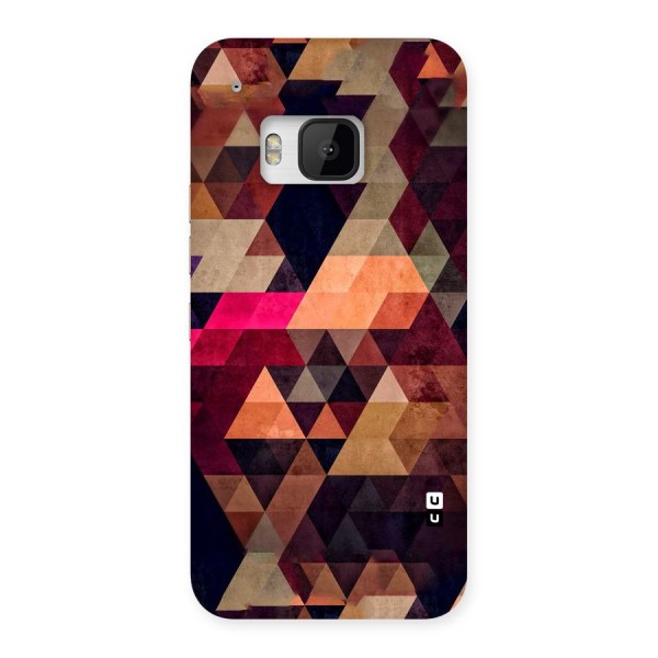 Abstract Beauty Triangles Back Case for HTC One M9