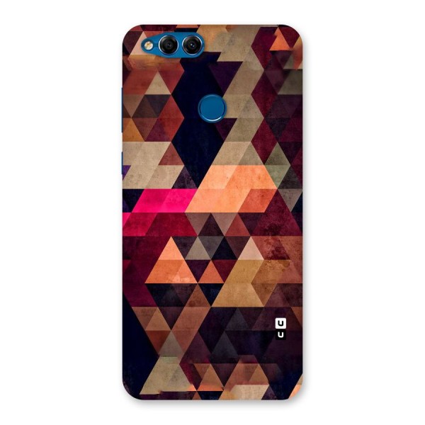 Abstract Beauty Triangles Back Case for Honor 7X