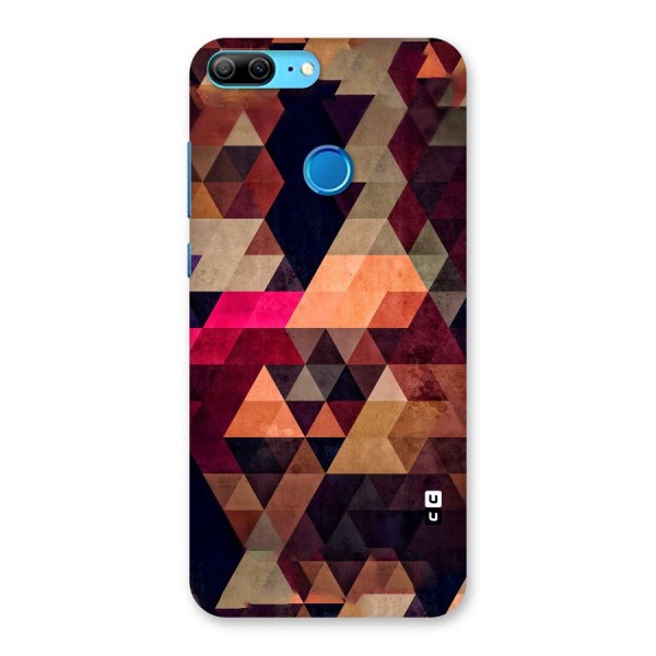 Abstract Beauty Triangles Back Case for Honor 9 Lite