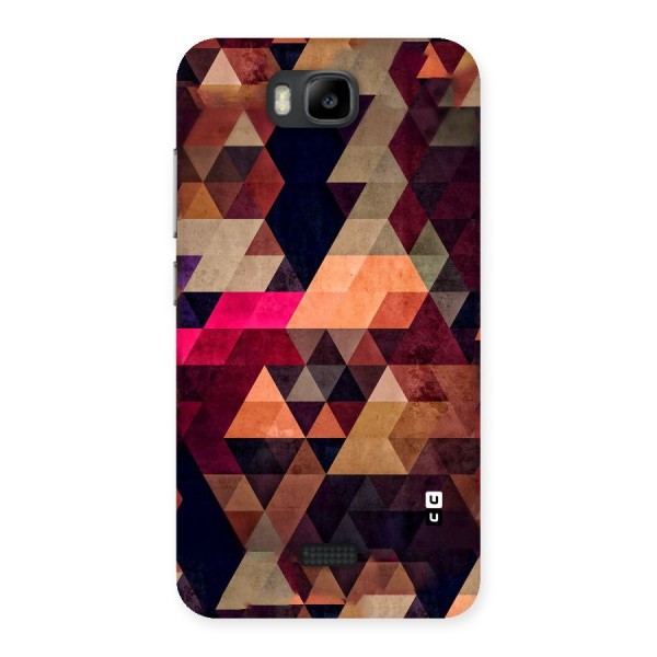 Abstract Beauty Triangles Back Case for Honor Bee