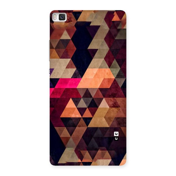 Abstract Beauty Triangles Back Case for Huawei P8