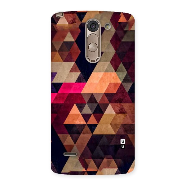 Abstract Beauty Triangles Back Case for LG G3 Stylus