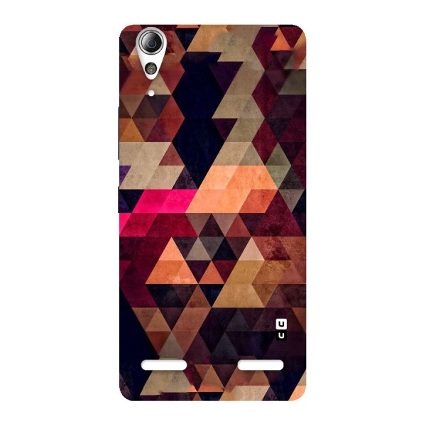Abstract Beauty Triangles Back Case for Lenovo A6000