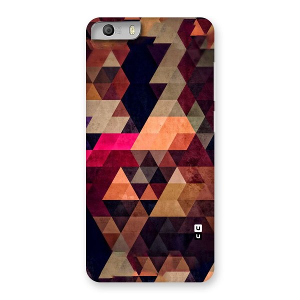 Abstract Beauty Triangles Back Case for Micromax Canvas Knight 2