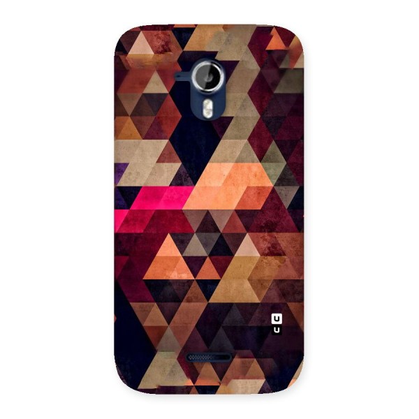 Abstract Beauty Triangles Back Case for Micromax Canvas Magnus A117