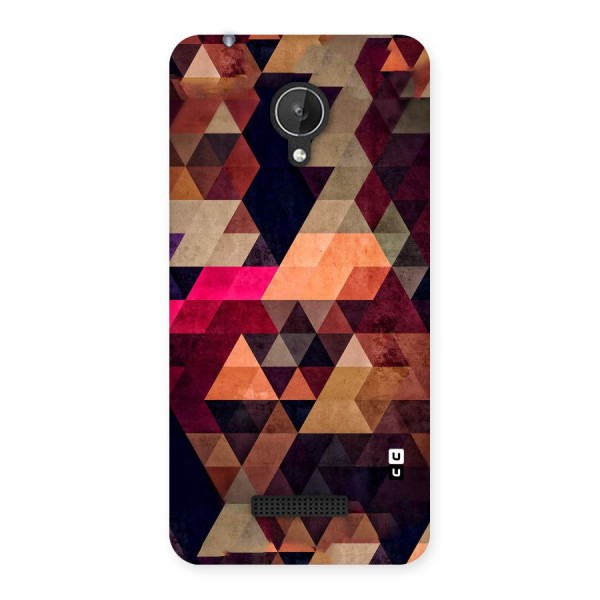 Abstract Beauty Triangles Back Case for Micromax Canvas Spark Q380
