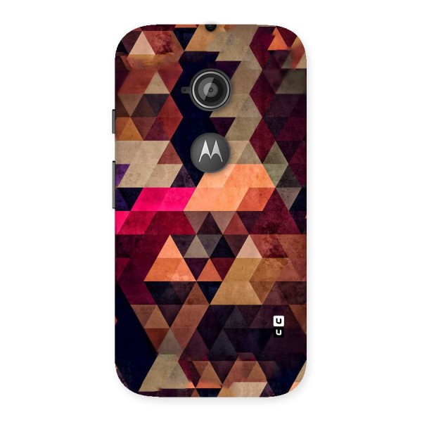 Abstract Beauty Triangles Back Case for Moto E 2nd Gen
