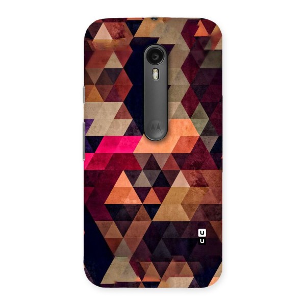 Abstract Beauty Triangles Back Case for Moto G3