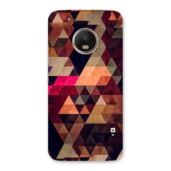 Abstract Beauty Triangles Back Case for Moto G5 Plus