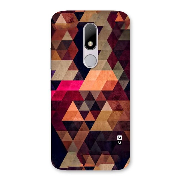 Abstract Beauty Triangles Back Case for Moto M
