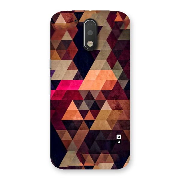 Abstract Beauty Triangles Back Case for Motorola Moto G4