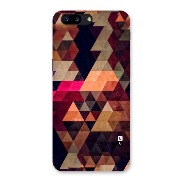 Abstract Beauty Triangles Back Case for OnePlus 5