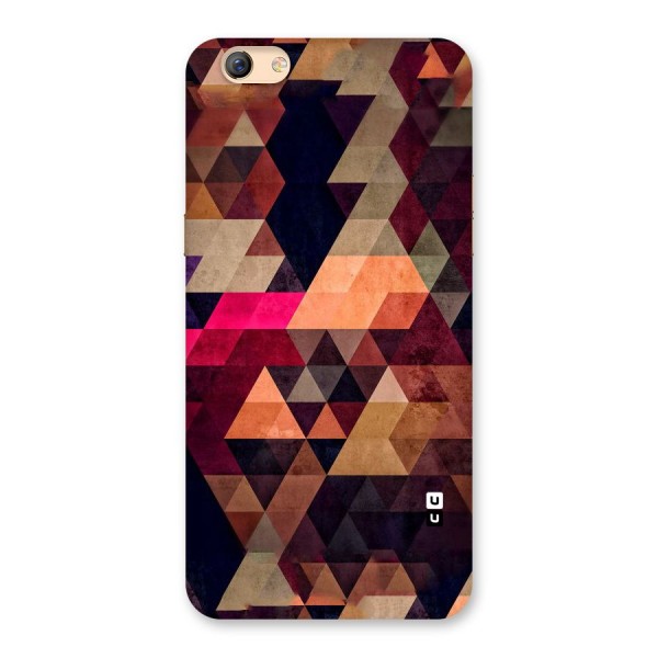 Abstract Beauty Triangles Back Case for Oppo F3 Plus