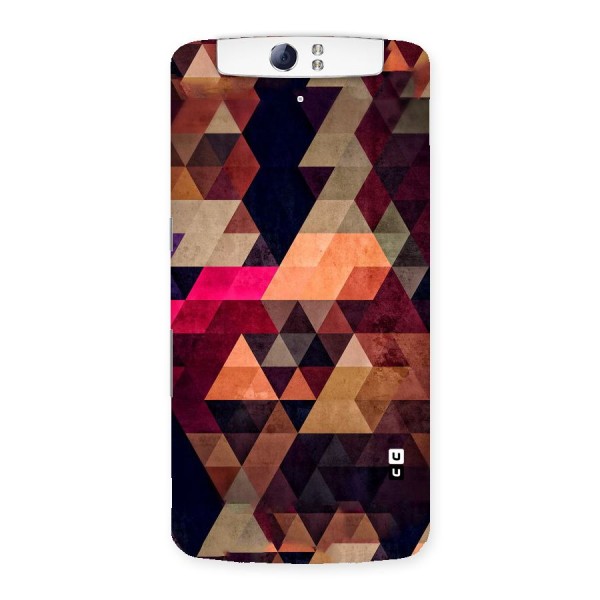 Abstract Beauty Triangles Back Case for Oppo N1