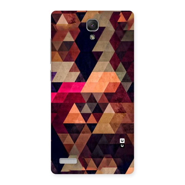 Abstract Beauty Triangles Back Case for Redmi Note