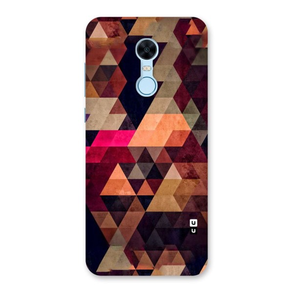 Abstract Beauty Triangles Back Case for Redmi Note 5