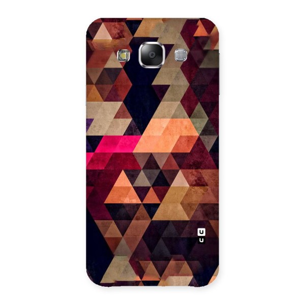Abstract Beauty Triangles Back Case for Samsung Galaxy E5
