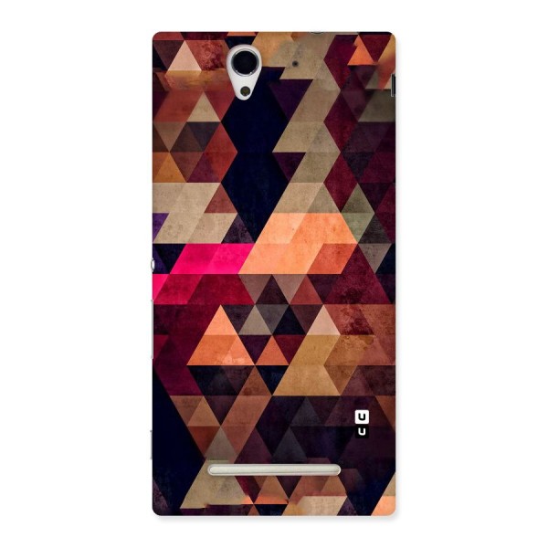 Abstract Beauty Triangles Back Case for Sony Xperia C3