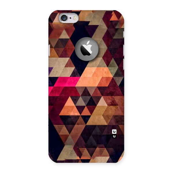 Abstract Beauty Triangles Back Case for iPhone 6 Logo Cut